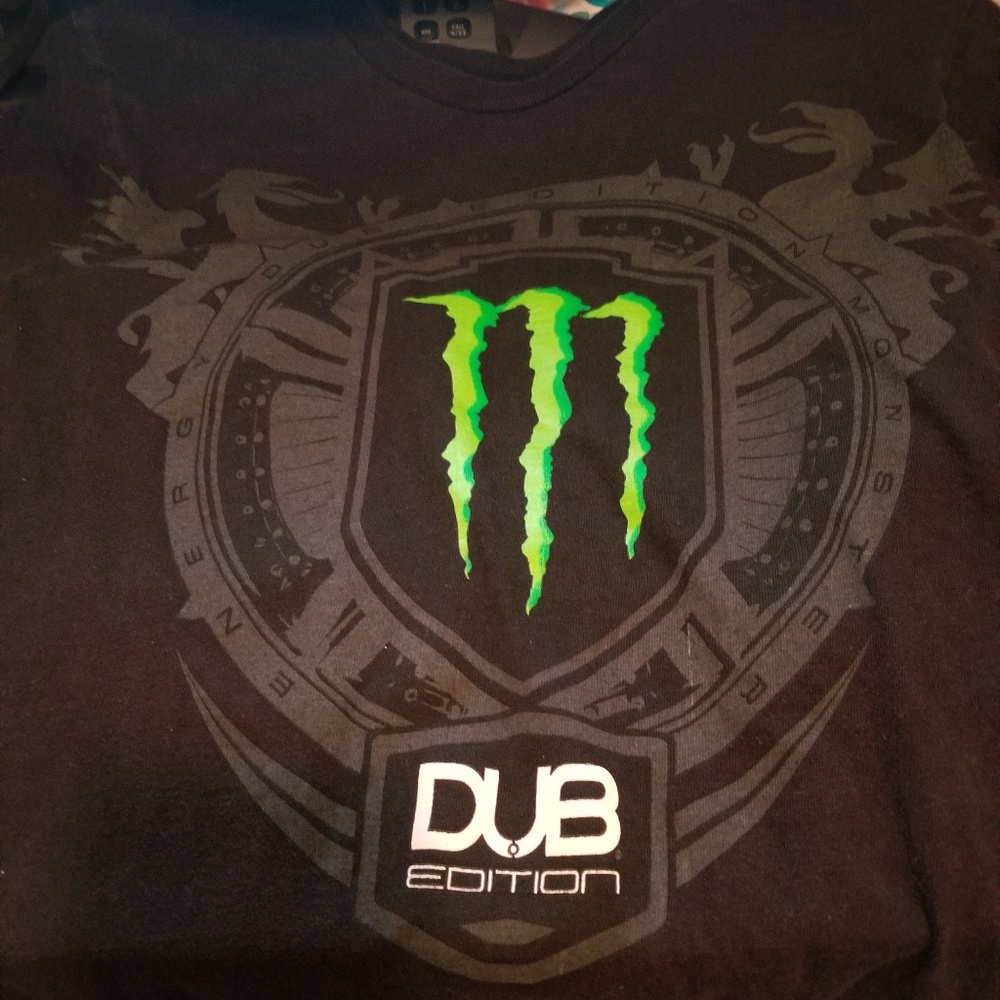 Womens small monster energy Dub magazine shirt